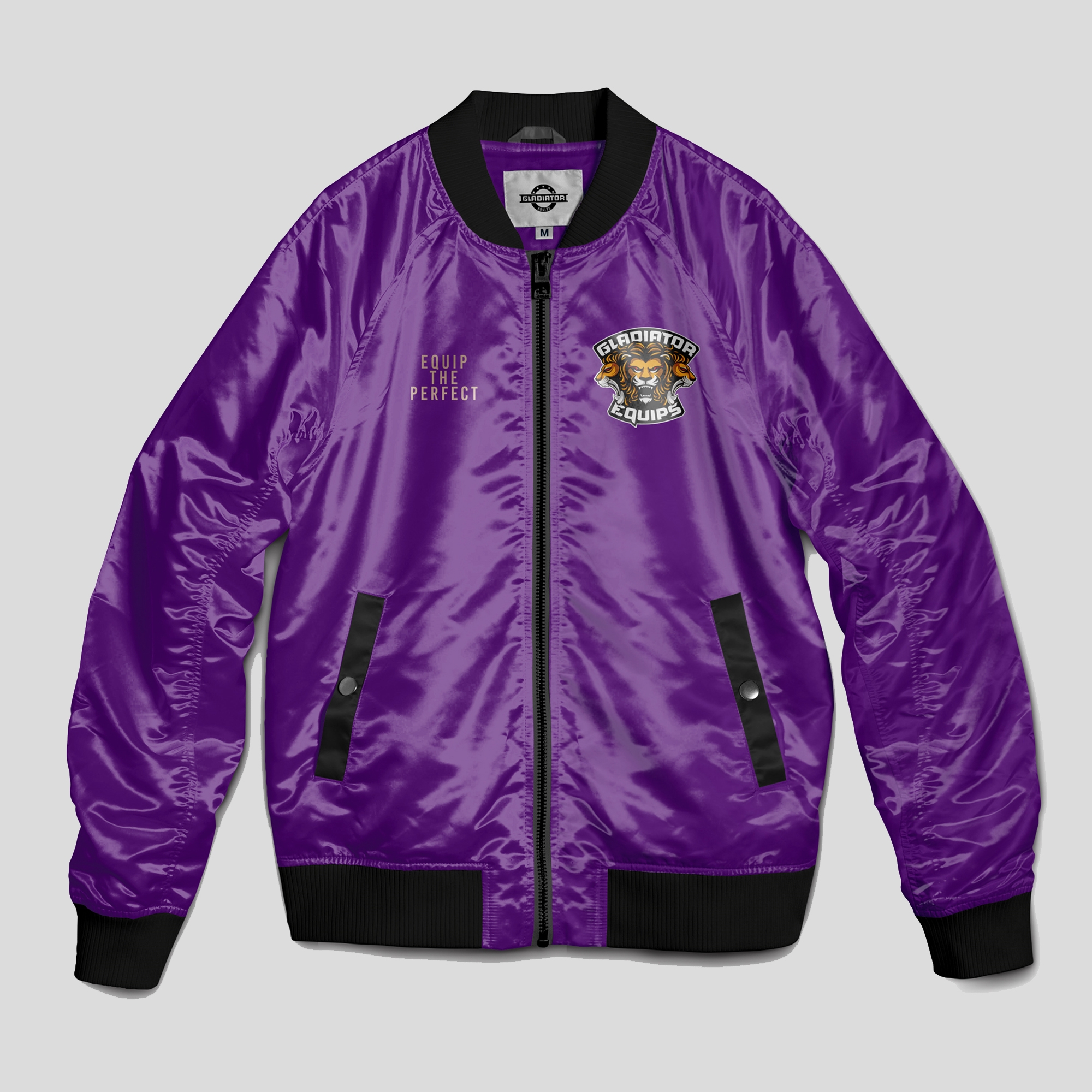 Satin Bomber Jacket