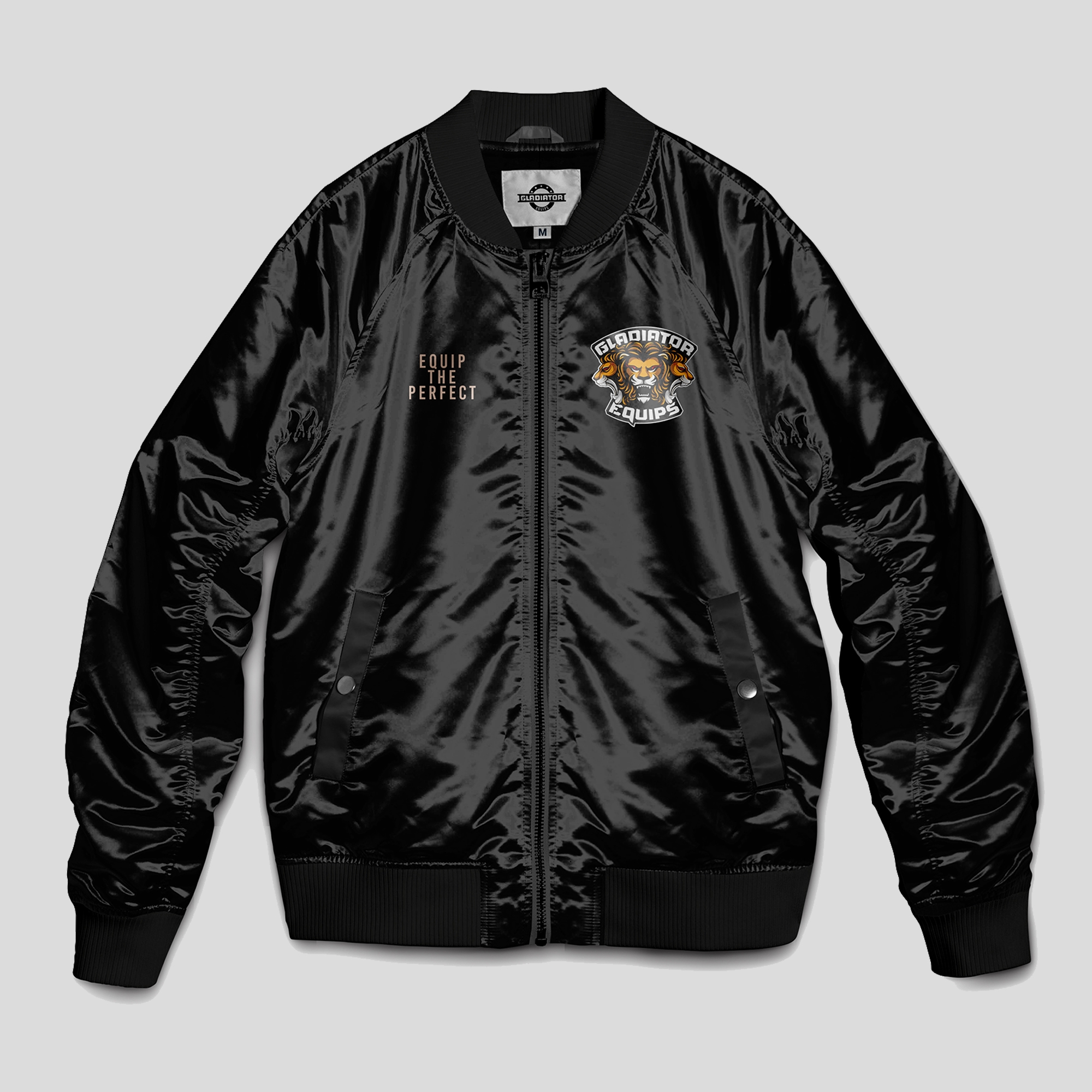 Satin Bomber Jacket1