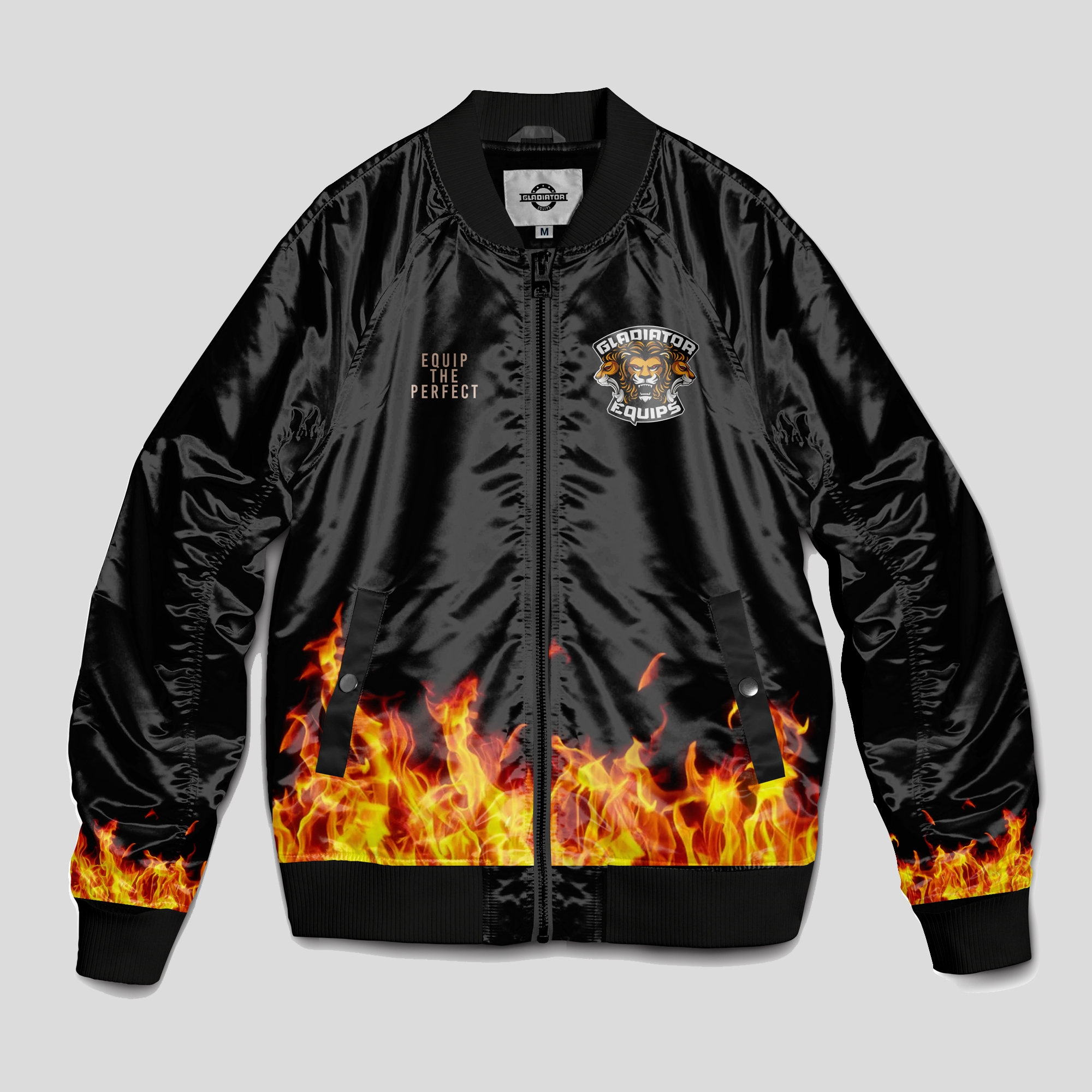 Satin Bomber Jacket